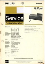 PHILIPS Service Manual für  22 RF 902 Capella Stereo Konzerttruhe