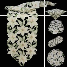 Weiße Lilie Tischläufer