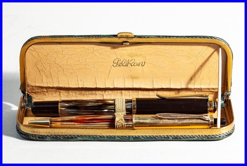 1930s pelikan leather case - pelikan,