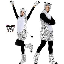 Zebra Kostüm Herren Damen