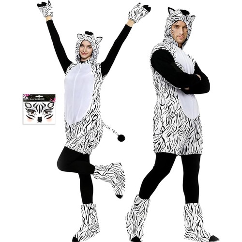 Zebra kostüm herren - herren, damen