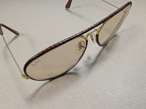 Vintage ray ban leathers - vintage, ray-ban