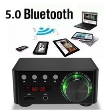 Leistungsstarker 50Wx2 100W Bluetooth 5.0 Endverstärker Hi Fi Sound Class D 2.0