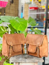 Geschützte Ledertasche Sattel