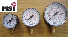 Manometer  10 bar Druckluft Wasser Durchm. 40 50 63 100  Druckmesser senkrecht