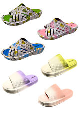 Damen Badelatschen Badepantoletten Badeschuhe Strand Wellness Schuhe Gr. 36-41