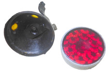 alter Rückstrahler Reflektor Katzenauge Fahrrad Glasreflektor Echt GLAS OLDTIMER