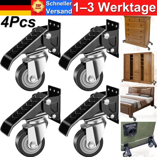 4er set schwerlastrollen - set,