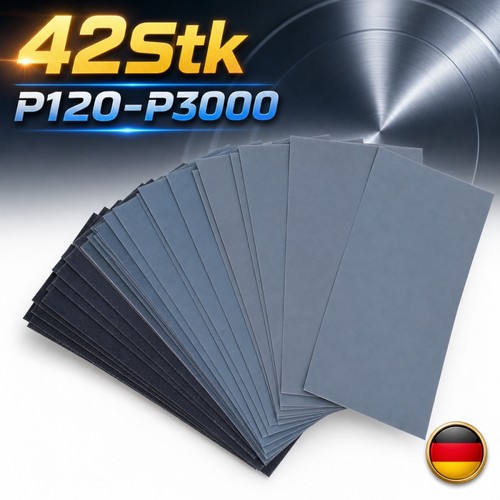 Wasserschleifpapier set - wasserschleifpapier, 42