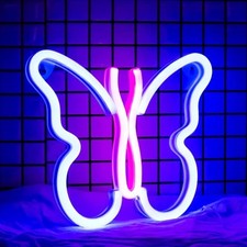 Neon LED Schild Schmetterling