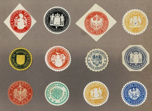 Konvolut siegelmarken - konvolut, 12
