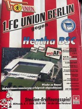 Fußballprogramm, Test, 2009/10, 1. FC Union Berlin - Hertha BSC, Alte Försterei