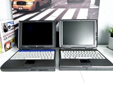 2 Wonderful Apple Macintosh Powerbooks 1400/166;  incl. 1 G3 Booster to 333Mhz