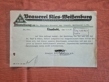 1937 Topf und Söhne Brief