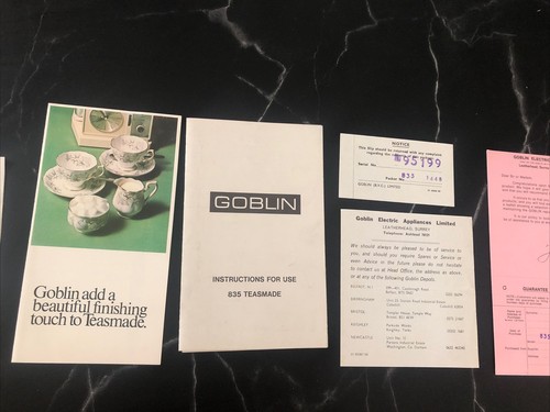 Rare vintage 1960 goblin - rare,