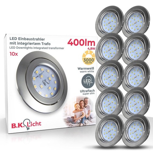 10er set led einbaustrahler - 10er,