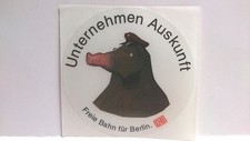 Aufkleber der DB - Unternehmen Auskunft