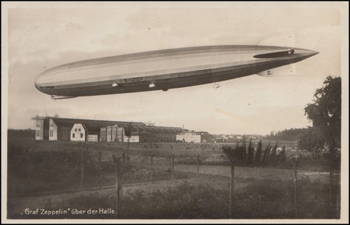 Ansichtskarte foto luftschiff - foto,
