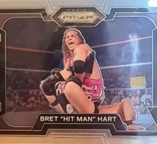 WWE Card # 26 BRET HITMAN HART / Panini Prizm 2024 Wrestling Karte WWF Legend