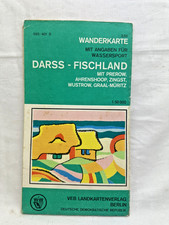 DDR Wanderkarte / Wassersportkarte DARSS-FISCHLAND / ca. 1979 / JO