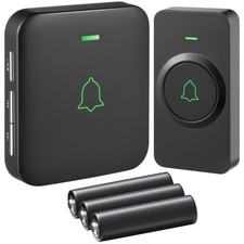 Kabellose Türklingel Batteriebetrieben, Mini Funkklingel 300M,   Elek... AVANTEK