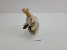 Aufziehspielzeug Hase mit Schellen Plüsch Spielzeug alt antik vintage #2510223
