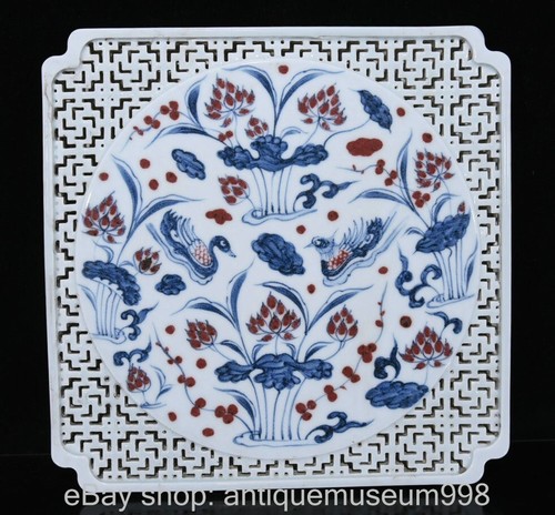 China blue white glaze - 11.6",