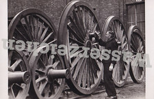 Orig.Karte Reihe '6 Bilder v. d. Lokomotive' Nr. 6 Im Ausbesserungswerk (6840)