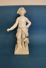 Friedrich II Der alte Fritz mit Windhund Porzellan Figur Neu Tettau 