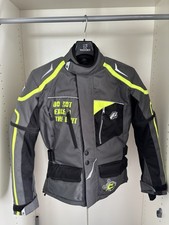 Probiker Textilprotektorenjacke Gr.M Grau/Neongrün für ältere Kinder