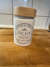 KHG Vorratsdose Keramik Weiß