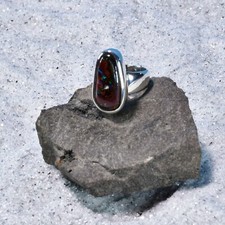 Boulder Opal Ring, 925er