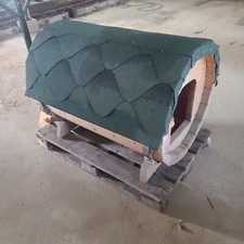 Hundehütte Vollholz / Saunafass Nachbildung / Hundefass