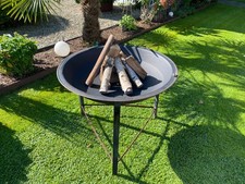 Outdoor XXL Feuerschale Gusseisen / Sehr Stabil wie Neu / erweiterbar mit Grill