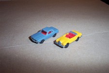 2 x ü ei Ferrero Auto Wiking Kopie PKW Mercedes 280 c cabrio gelb benz 350 sl 77