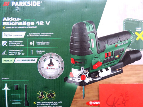 Parkside akku stichsäge - akku, 12