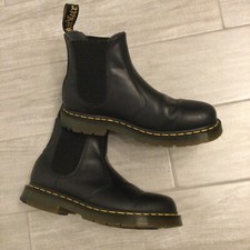? Boots Stiefeletten Dr. Martens 42 Glattleder Modell 24040 Schwarz ?