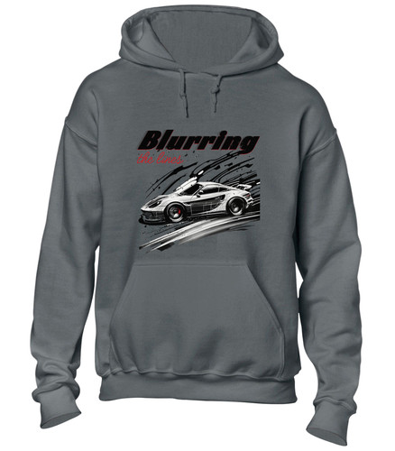 Blurring the lines hoody - lines,