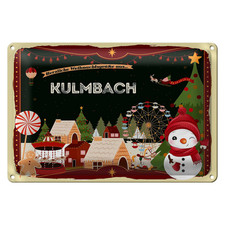 Blechschild Weihnachten