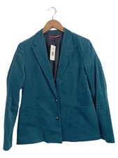 Comptoir des Cotonniers Blazer Damen Petrol Gr. 38 Baumwolle Business