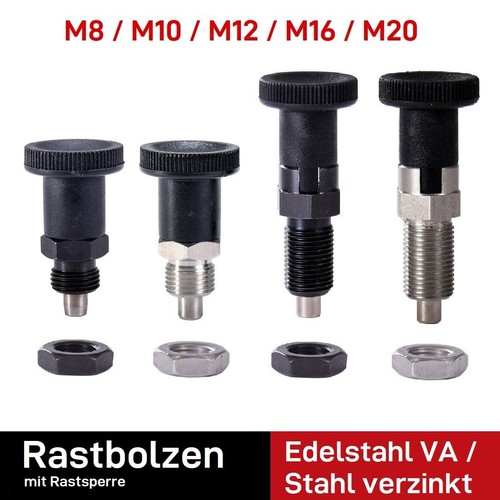 Rastbolzen mit rastsperre - rastbolzen,