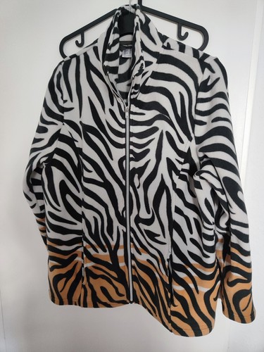 Fleecejacke damen zebra - 46,