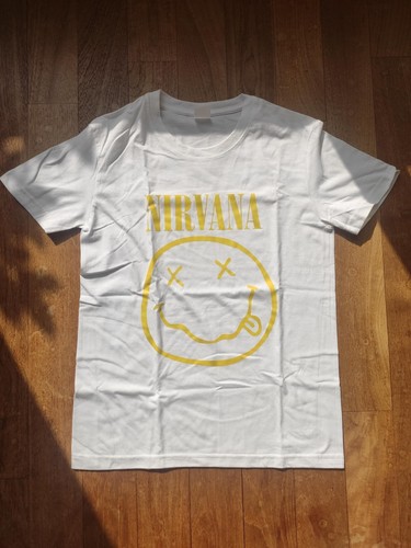 Nirvana shirt weiß mit - nirvana, t-shirt