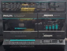 Philips Vintage Retro tragbarer Radio Cassetten Recorder D8484