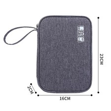 Kompakte USB Organizer Tasche für Kabel und Ladegeräte Essential Travel Gear