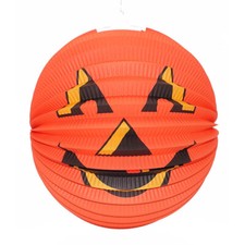 KÜRBIS LAMPION 22cm Laterne Umzug Halloween Karneval Party Deko Dekoration Kerze