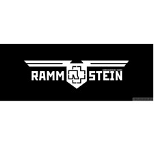 RAMMSTEIN ROCK GITARRE LAPTOP FENSTER WAND AUTO AUFKLEBER VINYL STICKER