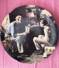 Sammelteller  Norman Rockwell "THE APPRENTICE " Plate Number 12237 B