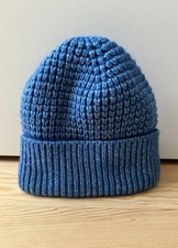 Strickmütze Blau One Size