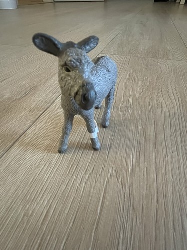 Schleich esel tierfigur grau - esel,